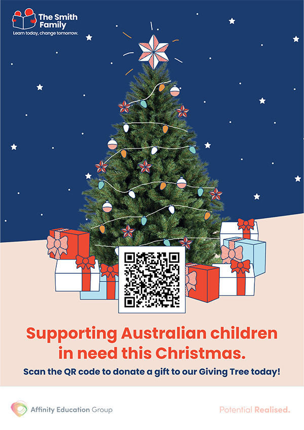 Affinity Giving Tree poster 2023