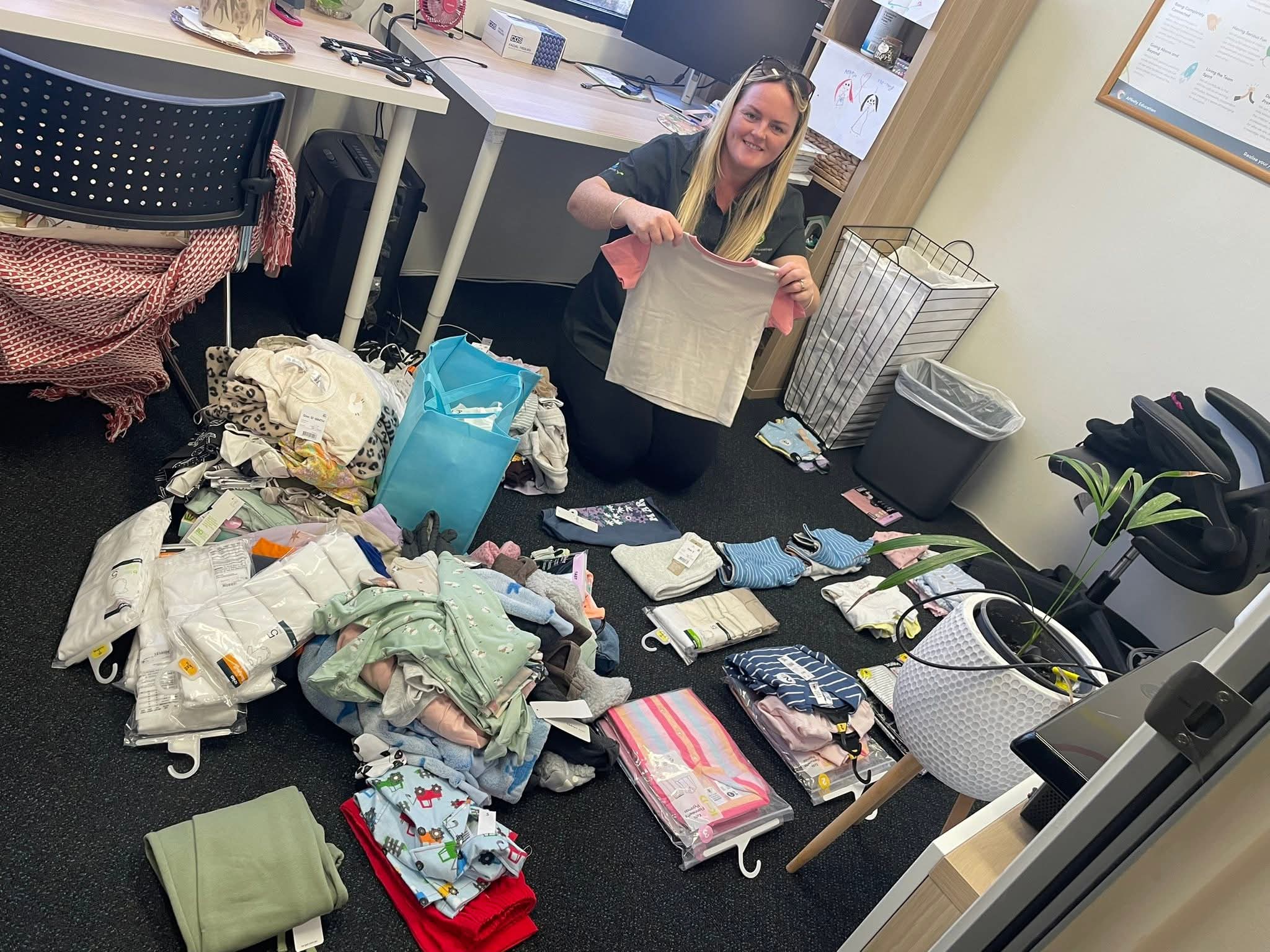 Operation Sunshine WA - Packing donated new items