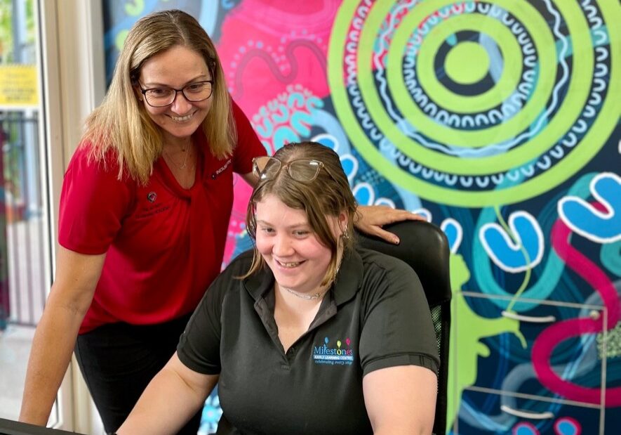 ALA Development Coach Nichole & Mackenzie Denn Diploma Milestones Keperra