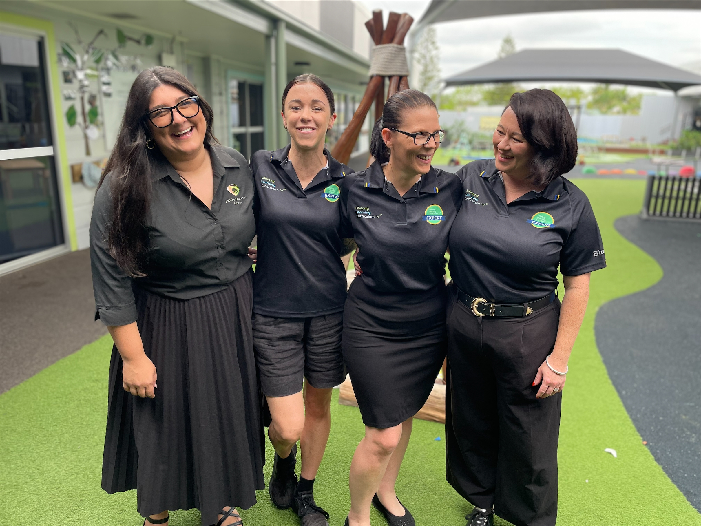 L-R – Jessica Mitchell, Molly Ham, Amanda Ewen and Elle Clarkson, Affinity Education Group 